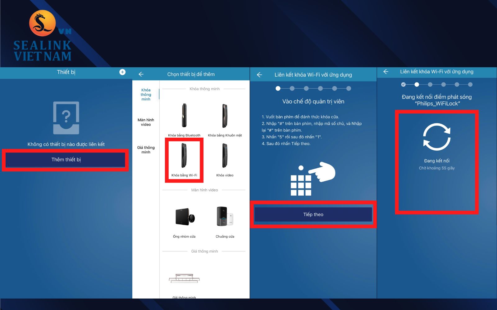 Cách cài đặt ứng dụng Philips Easykey kết nối khóa Philips bằng Bluetooth
