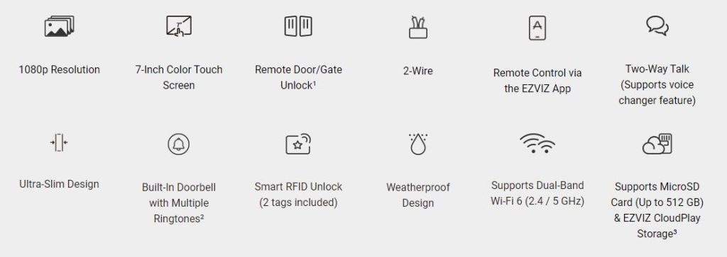chuông hình ezviz hp5