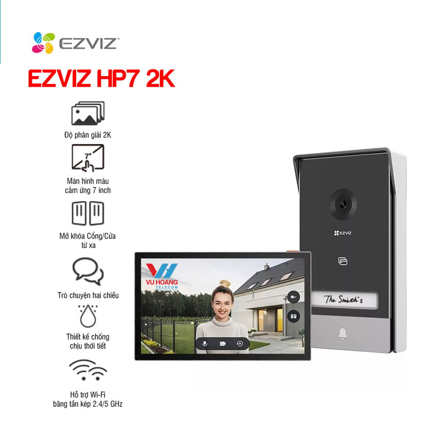Chuông cửa thông minh ezviz hp7
