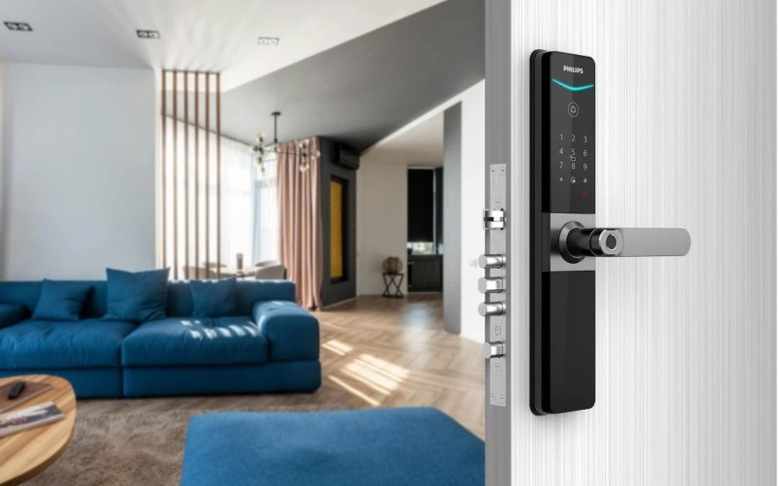 Khóa cửa điện tử Philips là sản phẩm của thương hiệu Philips uy tín hàng đầu trong lĩnh vực điện tử đến từ Hà Lan Tổng quan về khóa cửa Philips