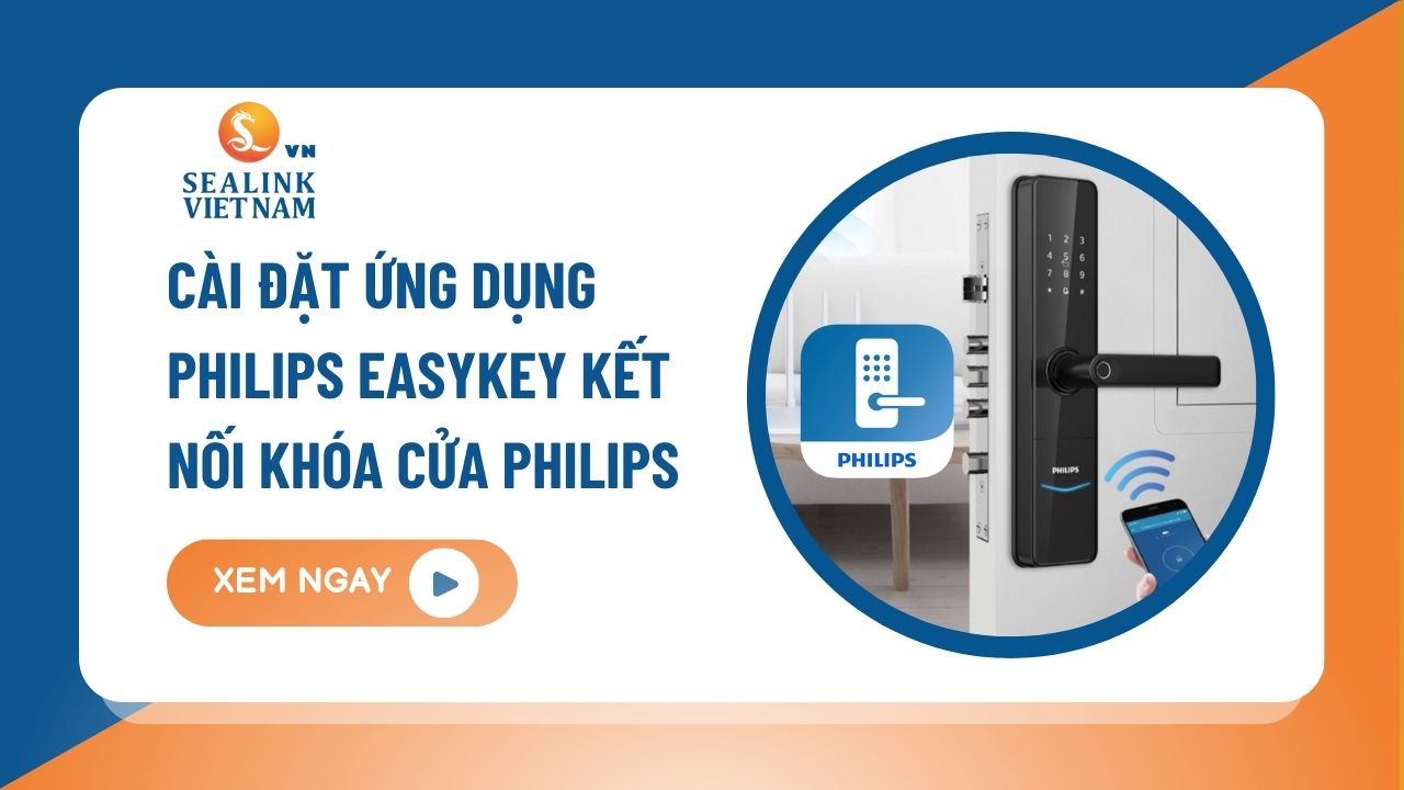 Cài đặt ứng dụng Philips Easykey