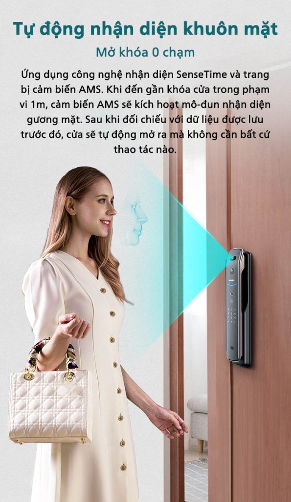 khóa cửa thông minh Philips ddl709