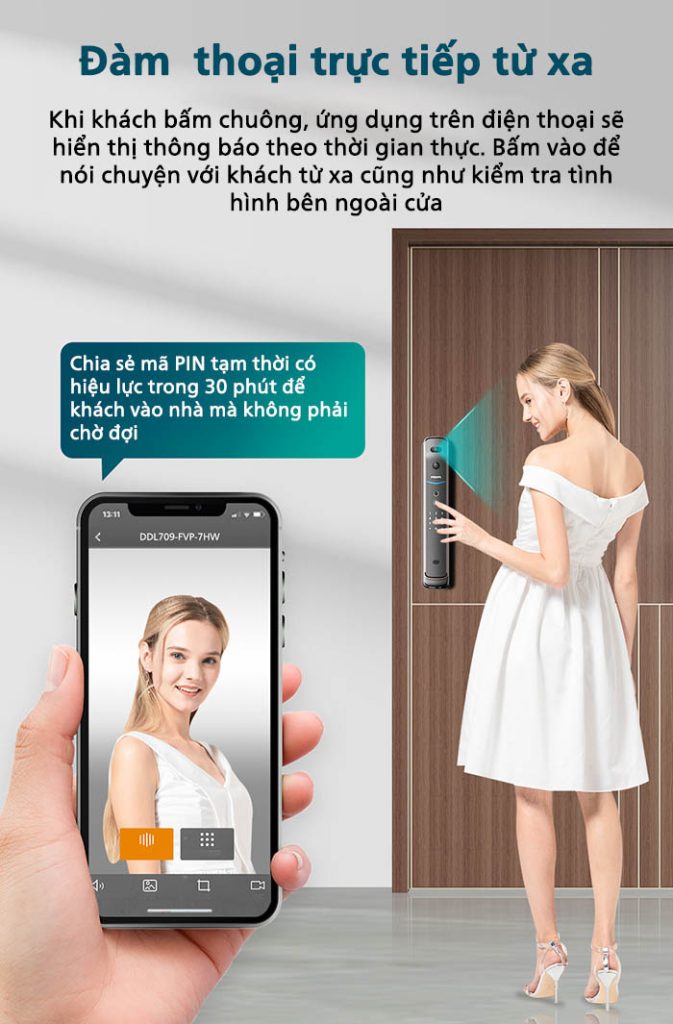 khóa cửa thông minh Philips ddl709