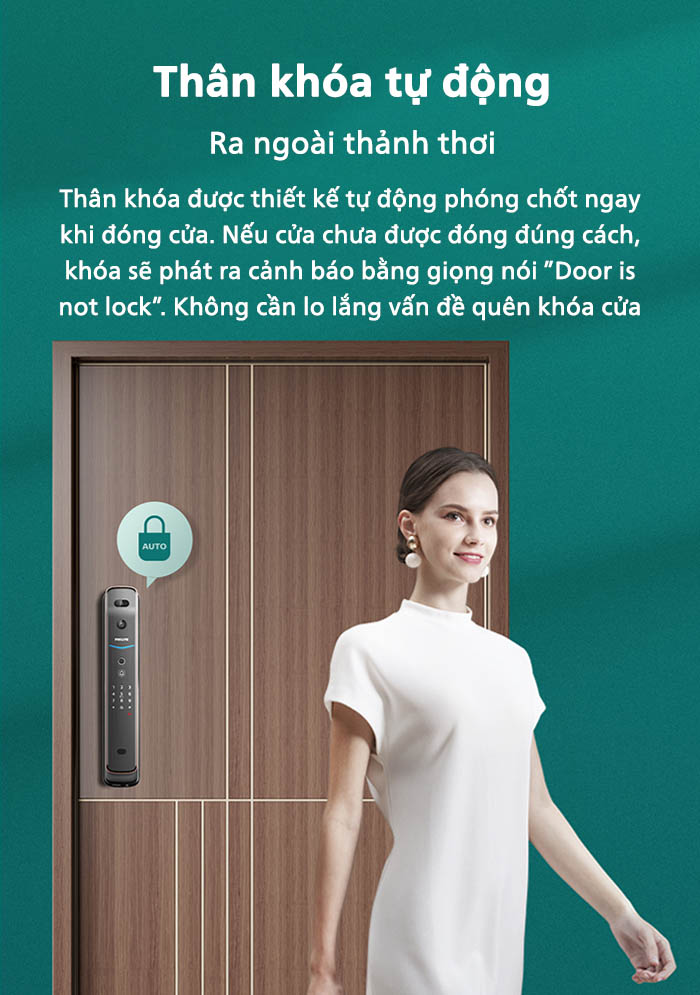 khóa cửa thông minh Philips ddl709
