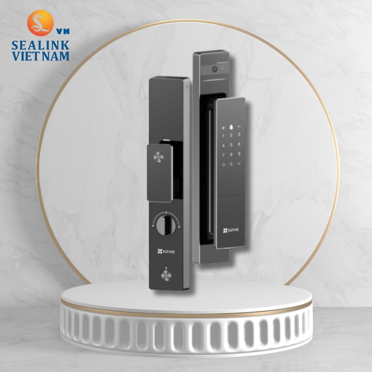 Khóa điện tử thông minh EZVIZ DL50 FVS quét Face ID 3D mở khóa không chạm Khóa cửa thông minh nhận diện Face ID EZVIZ DL50 FVS