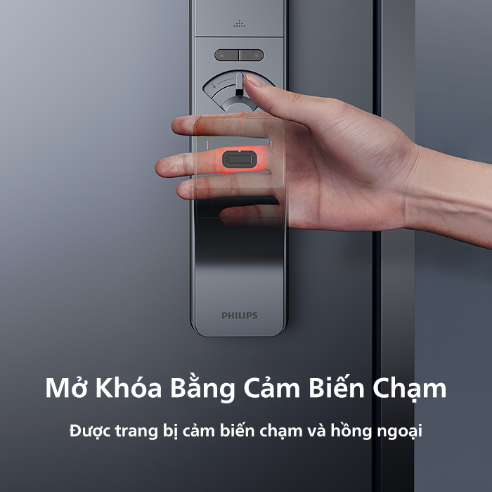 Hình ảnh khóa cửa thông minh Philips DDL801
