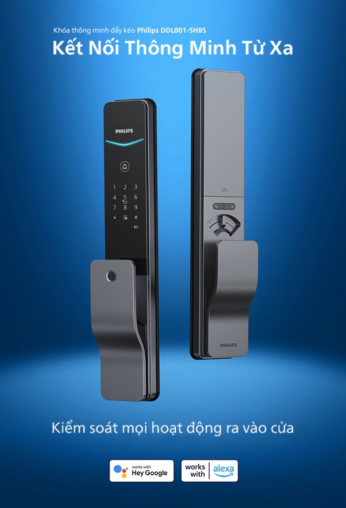 Hình ảnh khóa cửa thông minh Philips DDL801