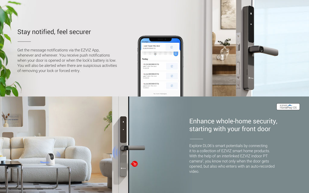 Khóa cửa vân tay Ezviz DL06