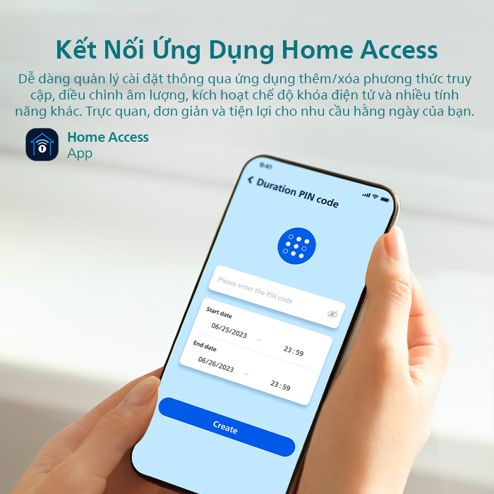 Khóa cửa thông minh Philips DDL615