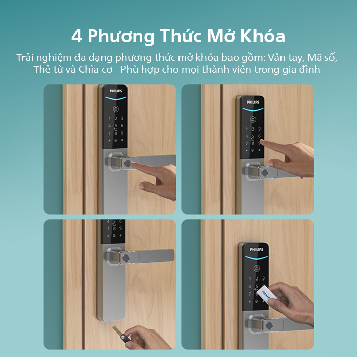 Khóa cửa thông minh Philips DDL615