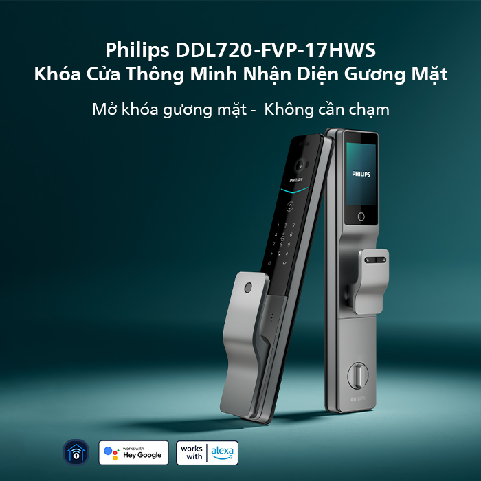 chi tiết khóa cửa thông minh Philips DDL 720
