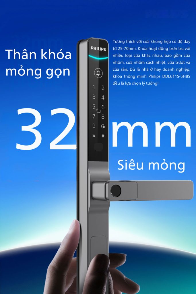 khóa cửa thông minh Philips