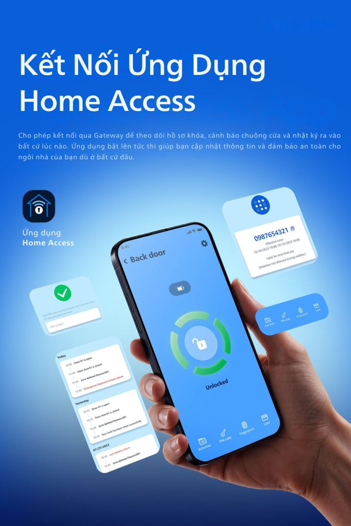 khóa cửa thông minh Philips
