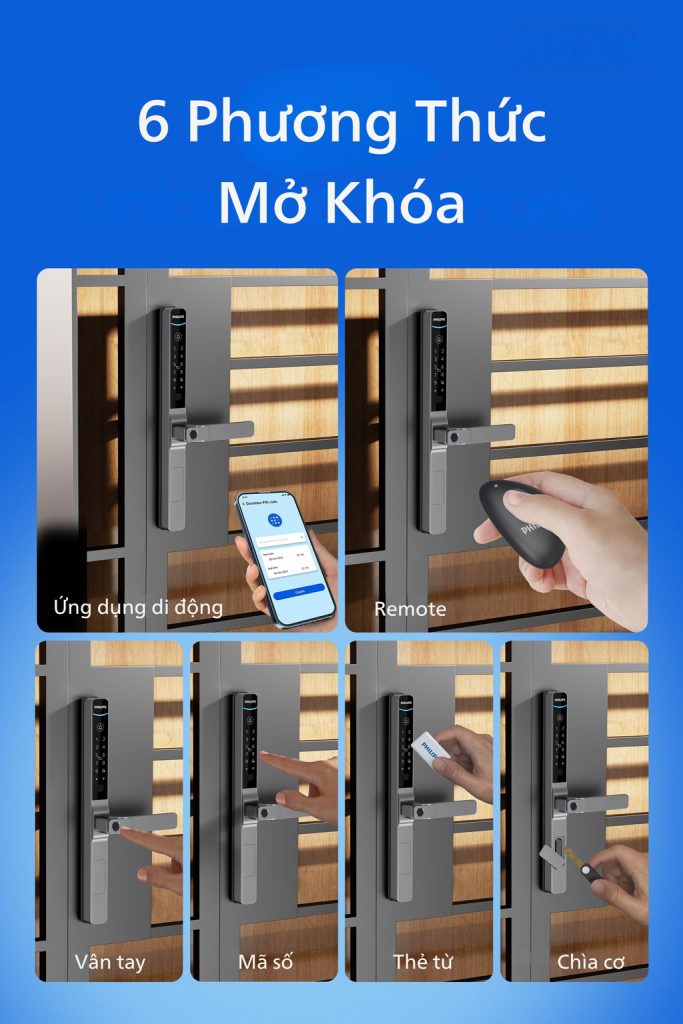 khóa cửa thông minh Philips