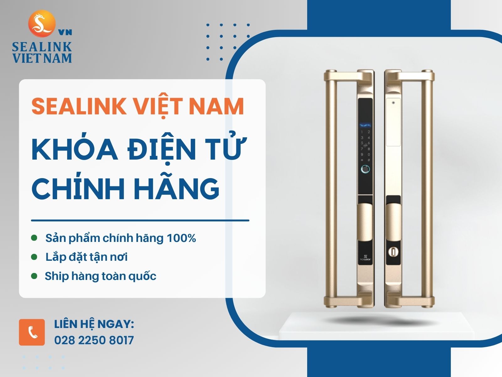 SEALINK VIỆT NAM cung cấp khóa cửa điện tử chính hãng SEALINK VIỆT NAM cung cấp khóa cửa điện tử chính hãng