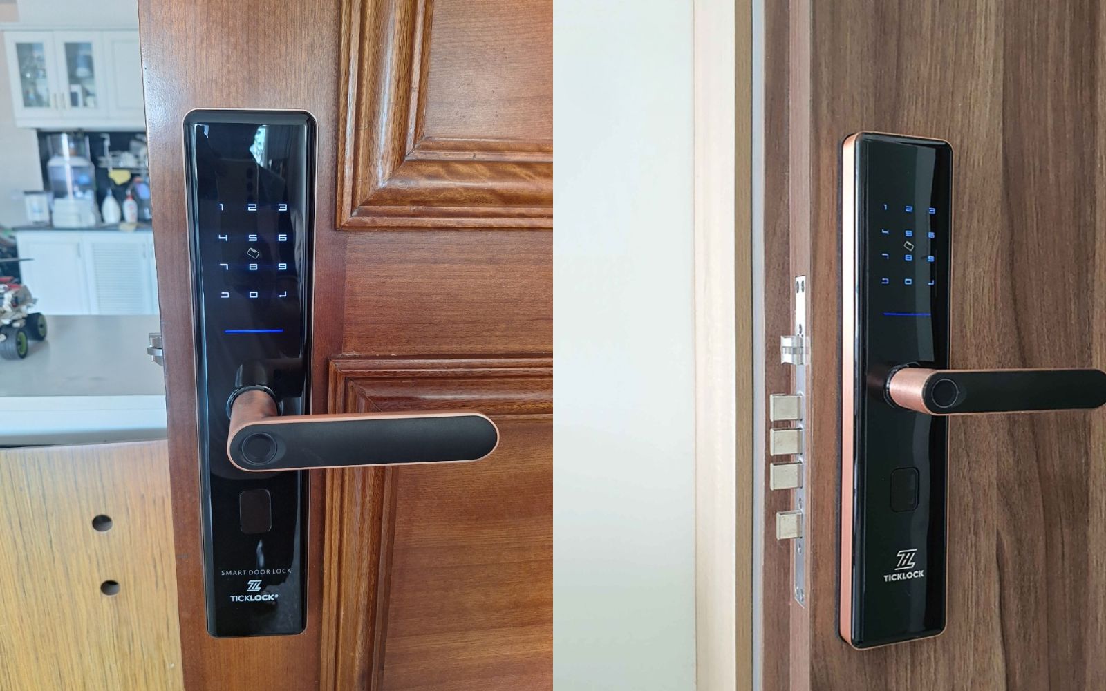 Các lưu ý quan trọng khi lắp đặt khóa vân tay cho cửa gỗ