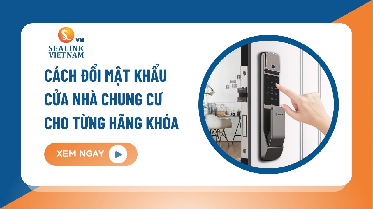 Cách đổi mật khẩu cửa nhà chung cư