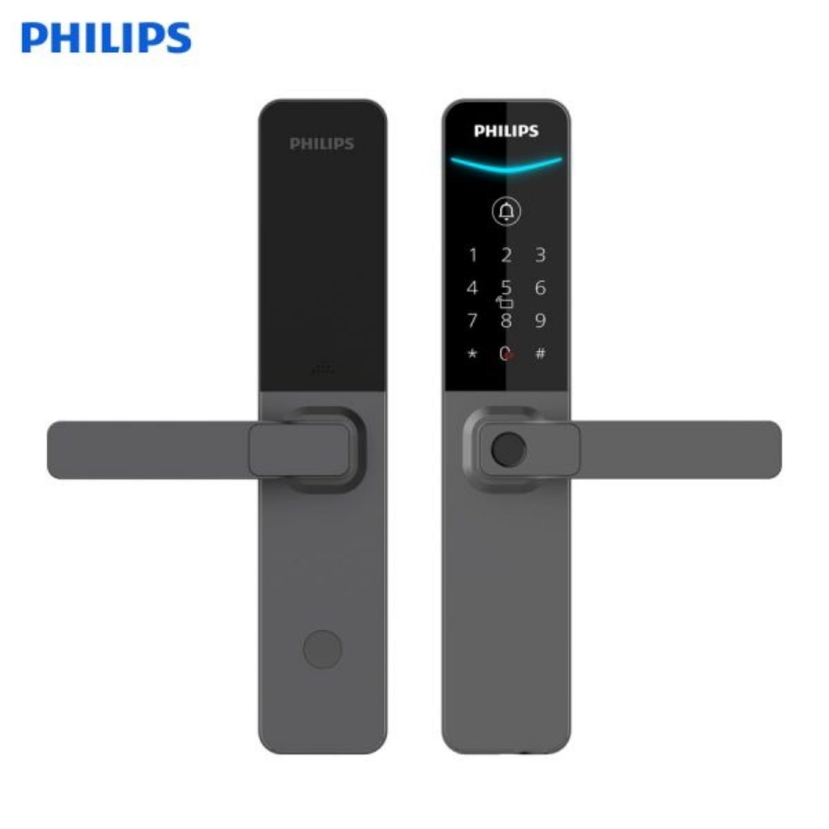 Khóa cửa vân tay giá rẻ Philips DDL615-5HBS