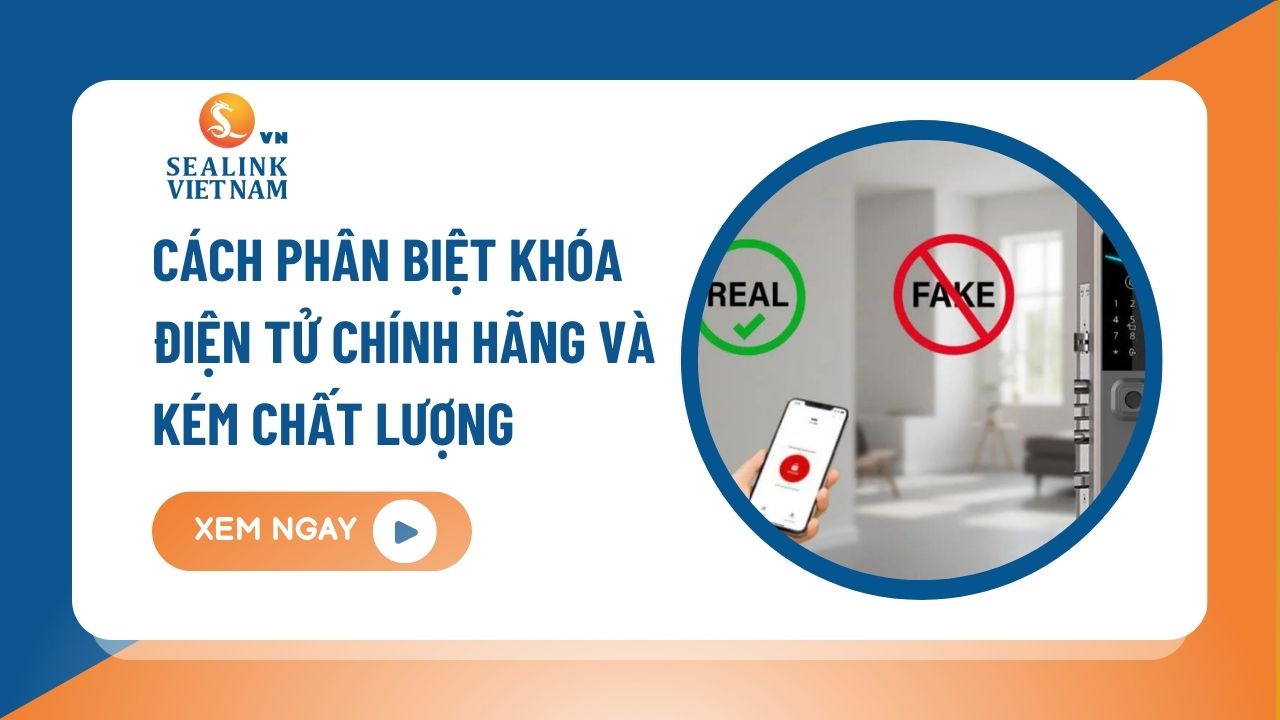 phân biệt khóa điện tử chính hãng