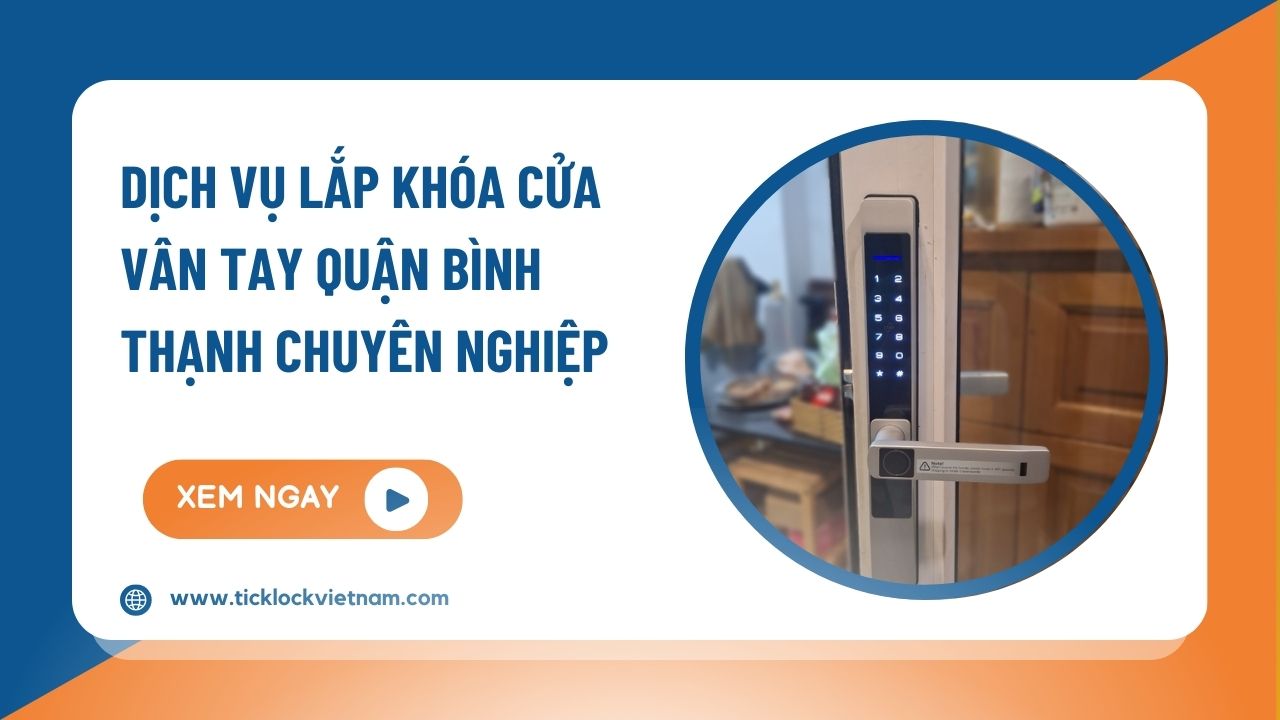 khoá vân tay giá rẻ tại bình thạnh