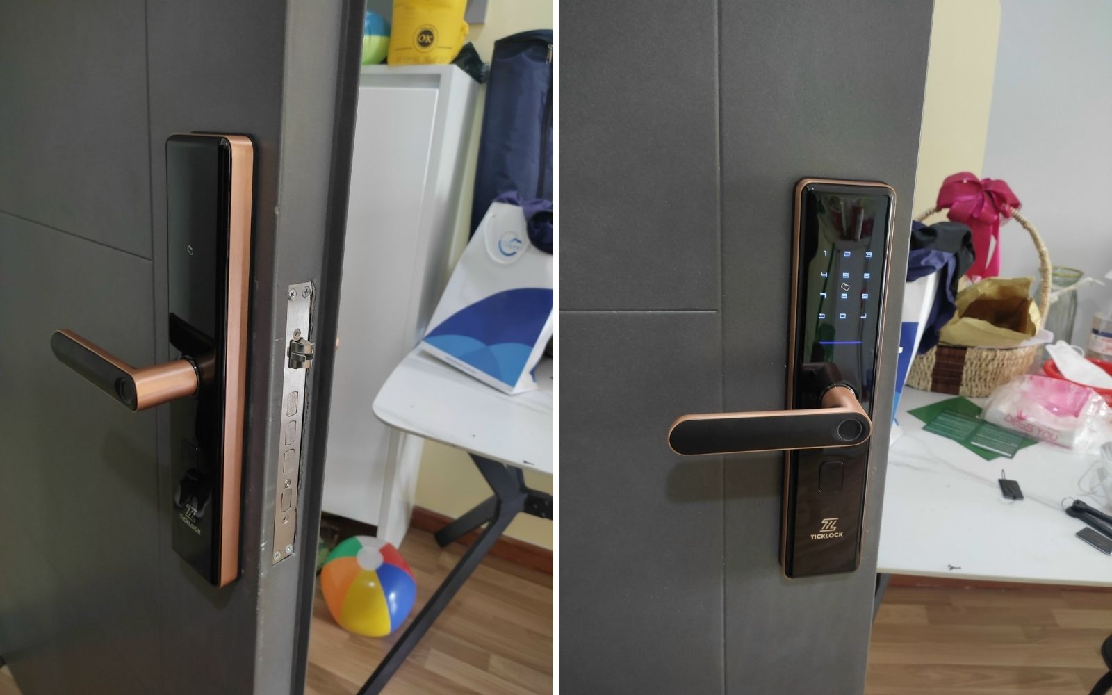 Lắp khóa thông minh quận Gò Vấp cho cửa nhôm Xingfa