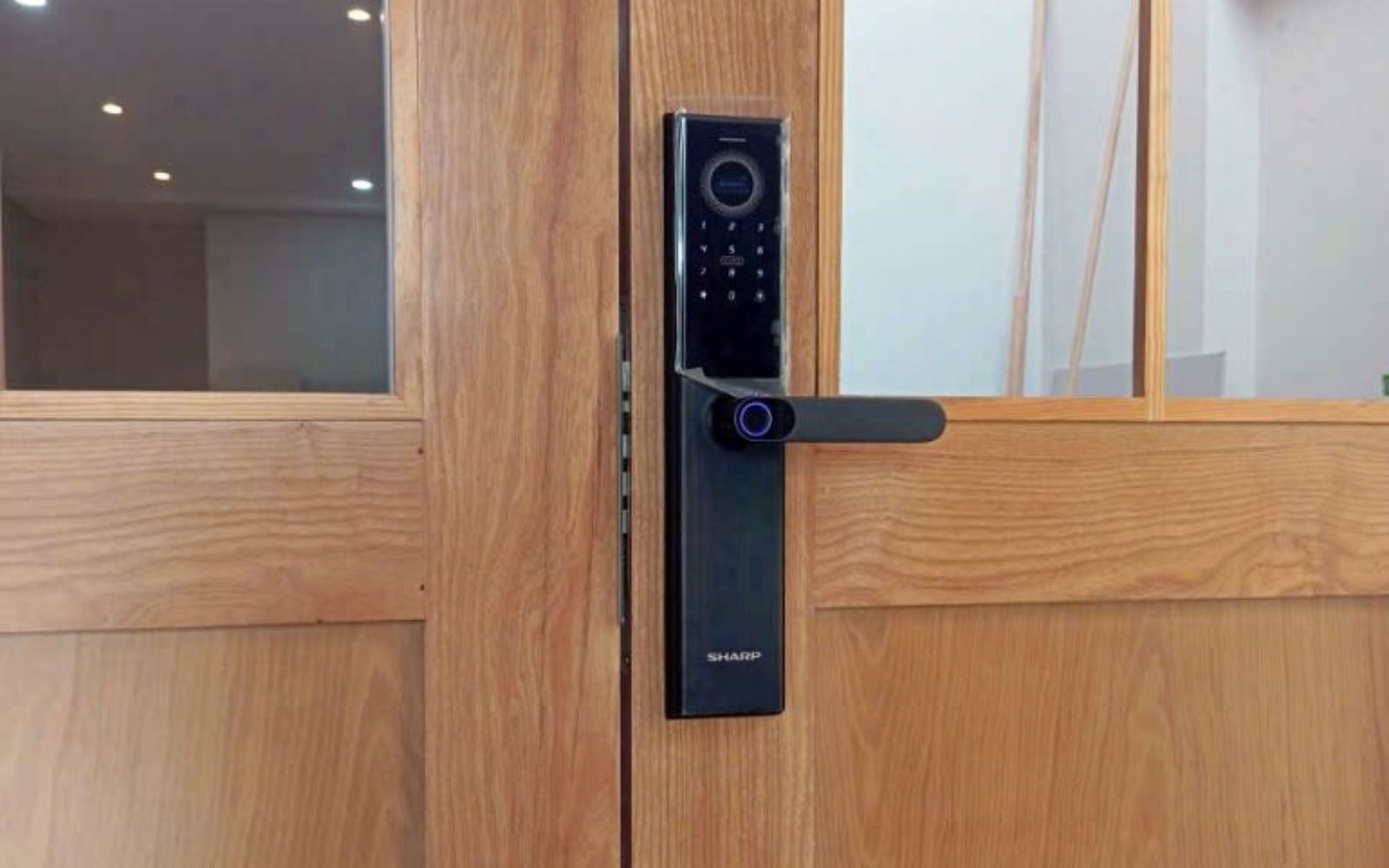 Dự án lắp khóa vân tay giá rẻ tại 10 district cho cửa gỗ