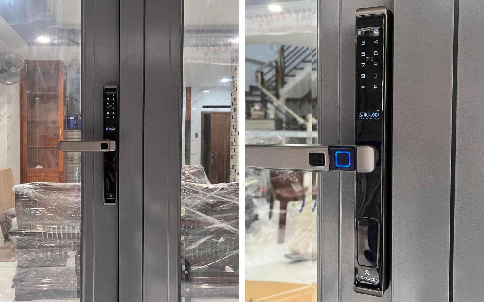 Dự án lắp đặt khóa vân tay tại Bình Tân cho nhà phố