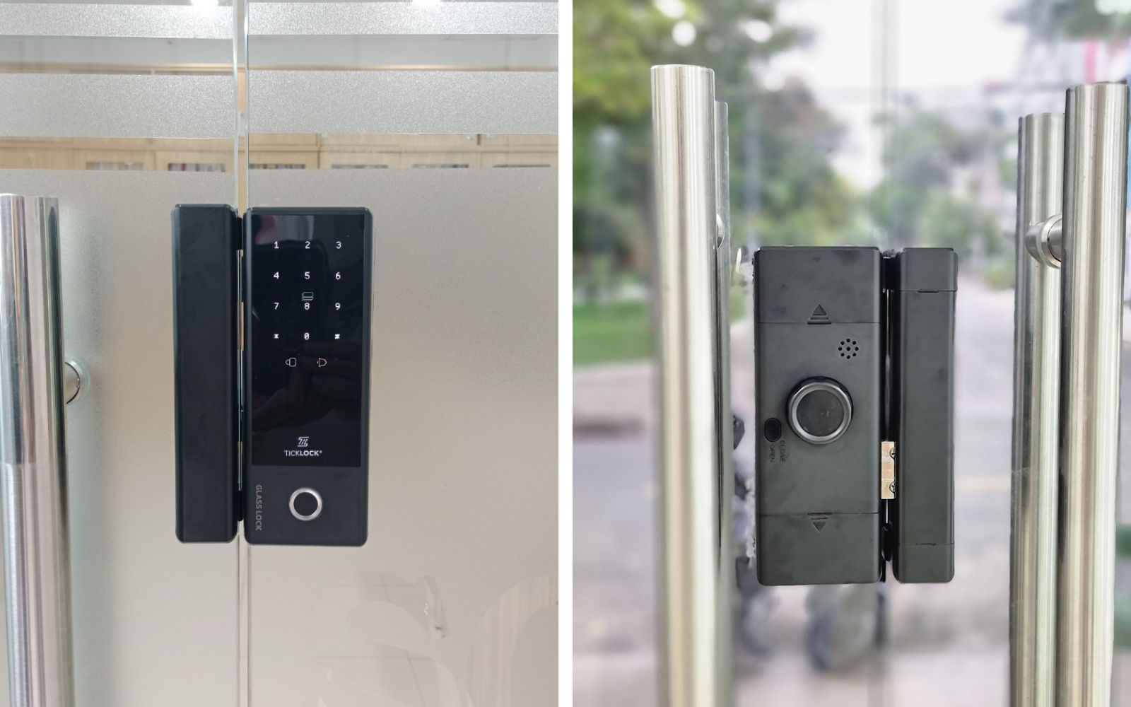 Hình ảnh thực tế lắp đặt khóa cửa vân tay tại quận Bình Tân
