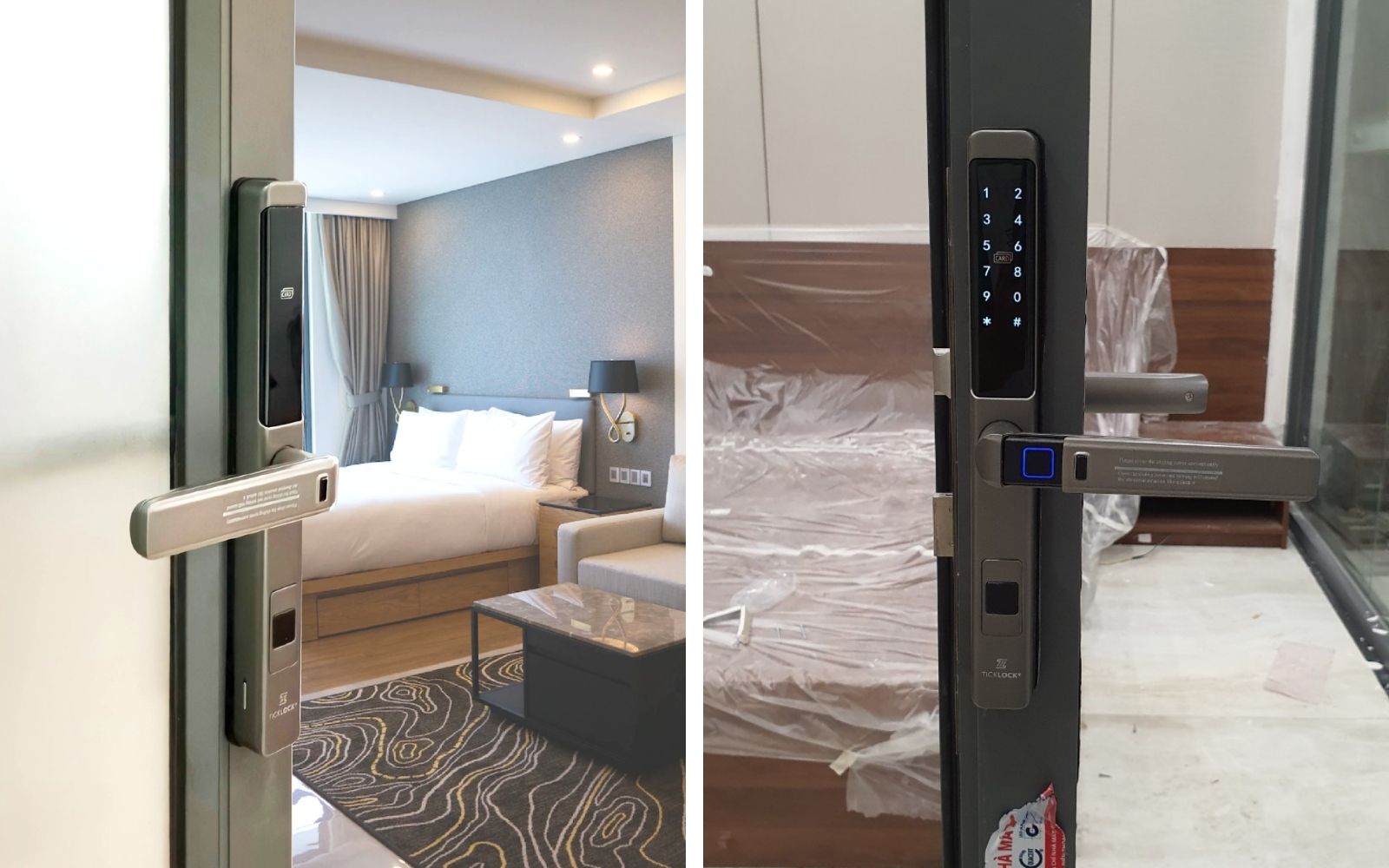 Dự án lắp đặt khóa thông minh cho khách sạn