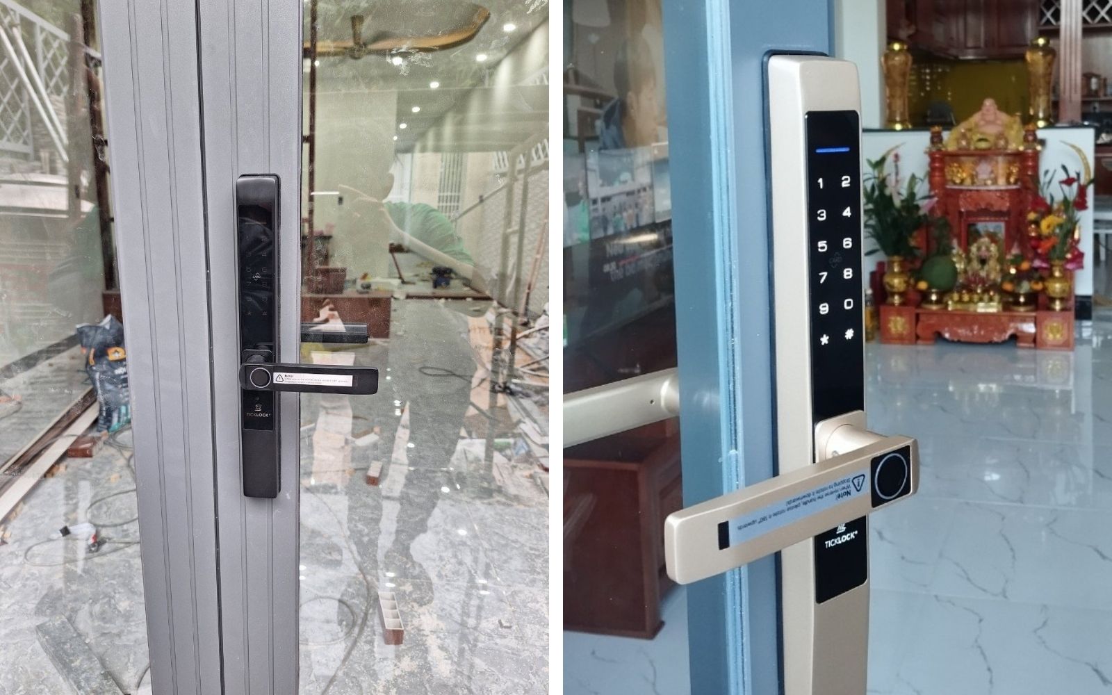 Lắp đặt khóa nhôm Xingfa Nhà Bè