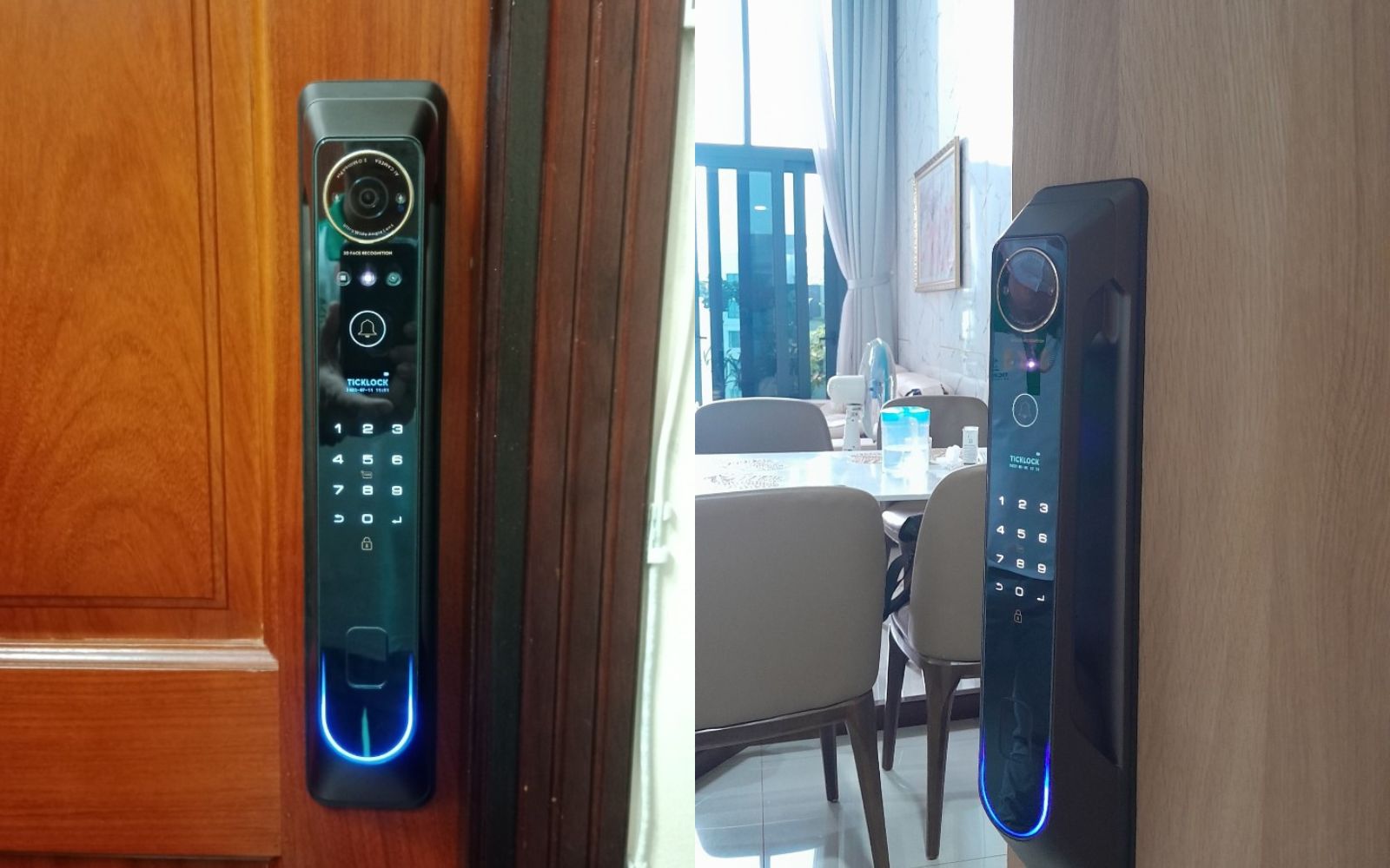 Dự án lắp khóa điện tử Face ID vân tay AF980 cho căn hộ Quận 6