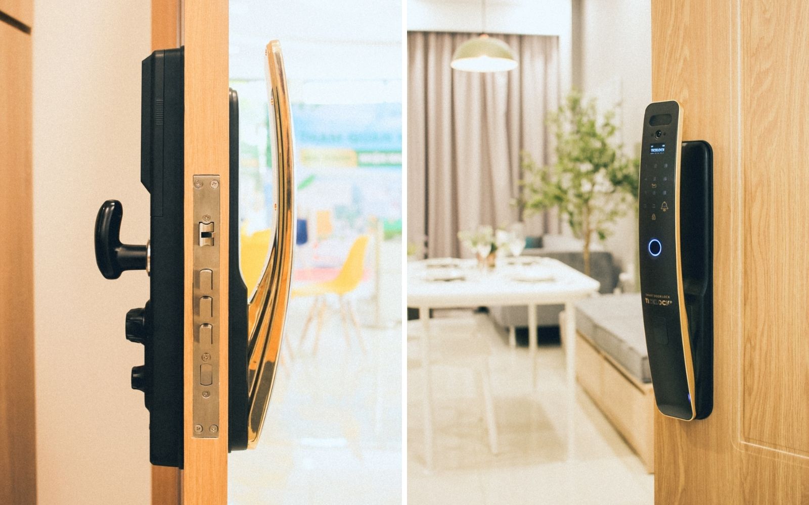 Lắp khóa cho chung cư 