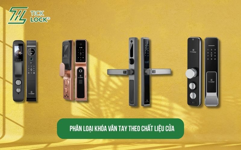 Phân loại khóa cửa vân tay theo loại cửa Nhóm khóa vân tay theo loại cửa