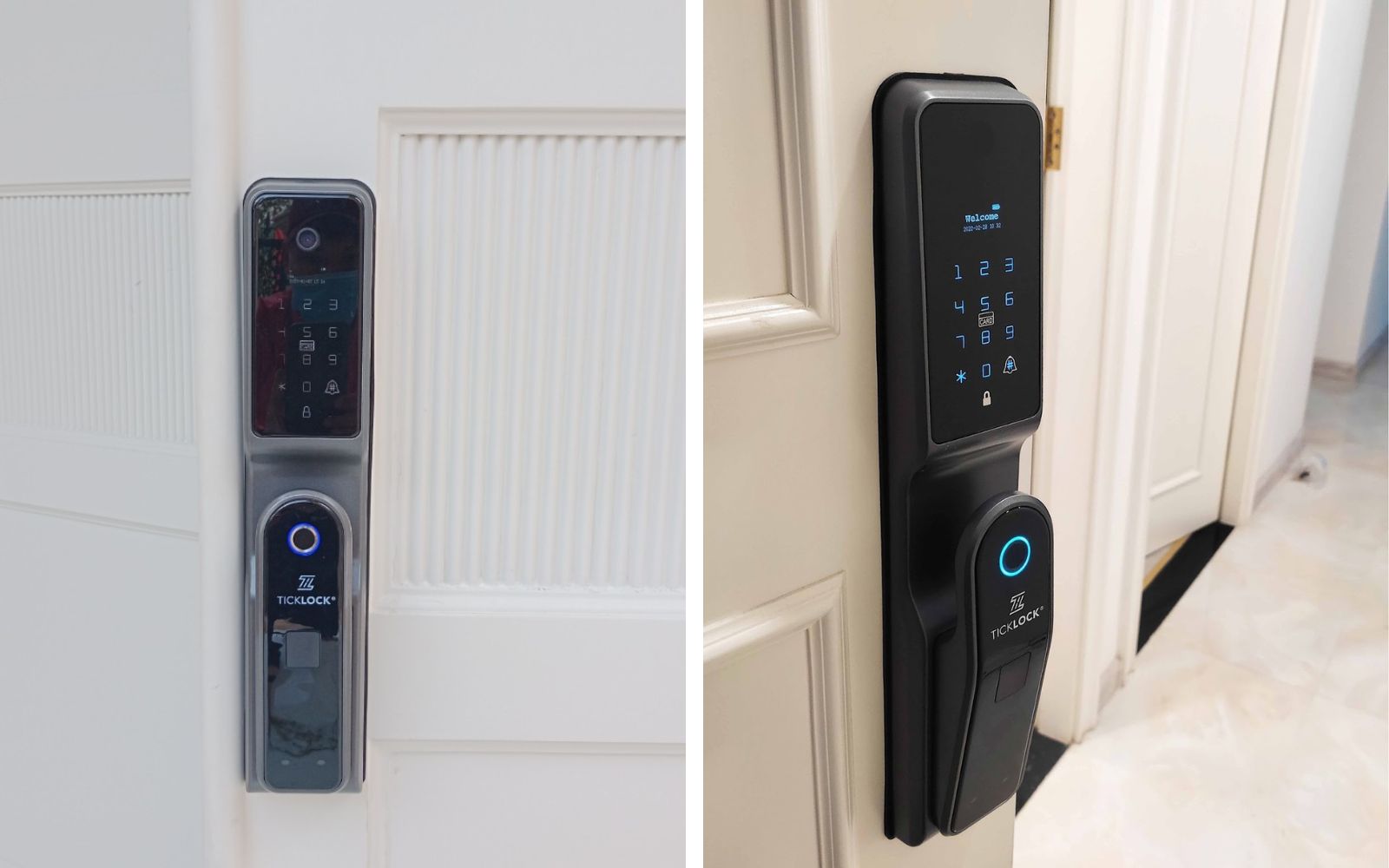 Công trình lắp khóa cửa vân tay Tân Phú cho nhà nghỉ, khách sạn