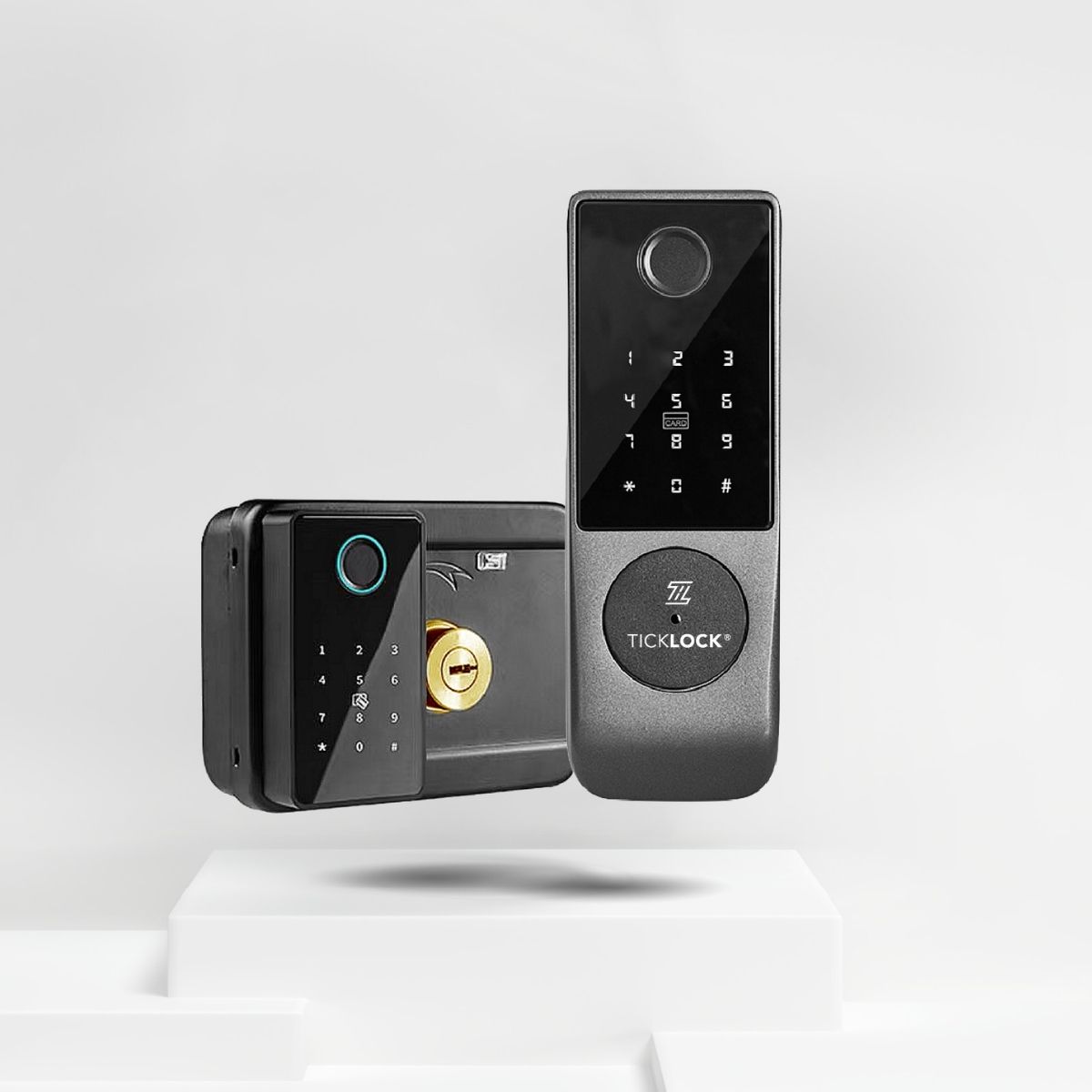 Khóa TICKLOCK loại nào tốt? Khóa vân tay cổng sắt TICKLOCK G790