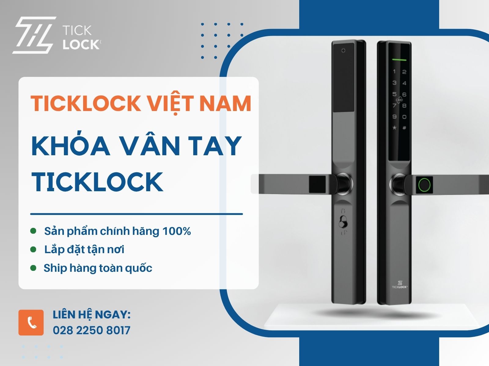 Khóa TICKLOCK loại nào tốt? TICKLOCK Việt Nam - Nhà phân phối khóa TICKLOCK chính hãng giá tốt