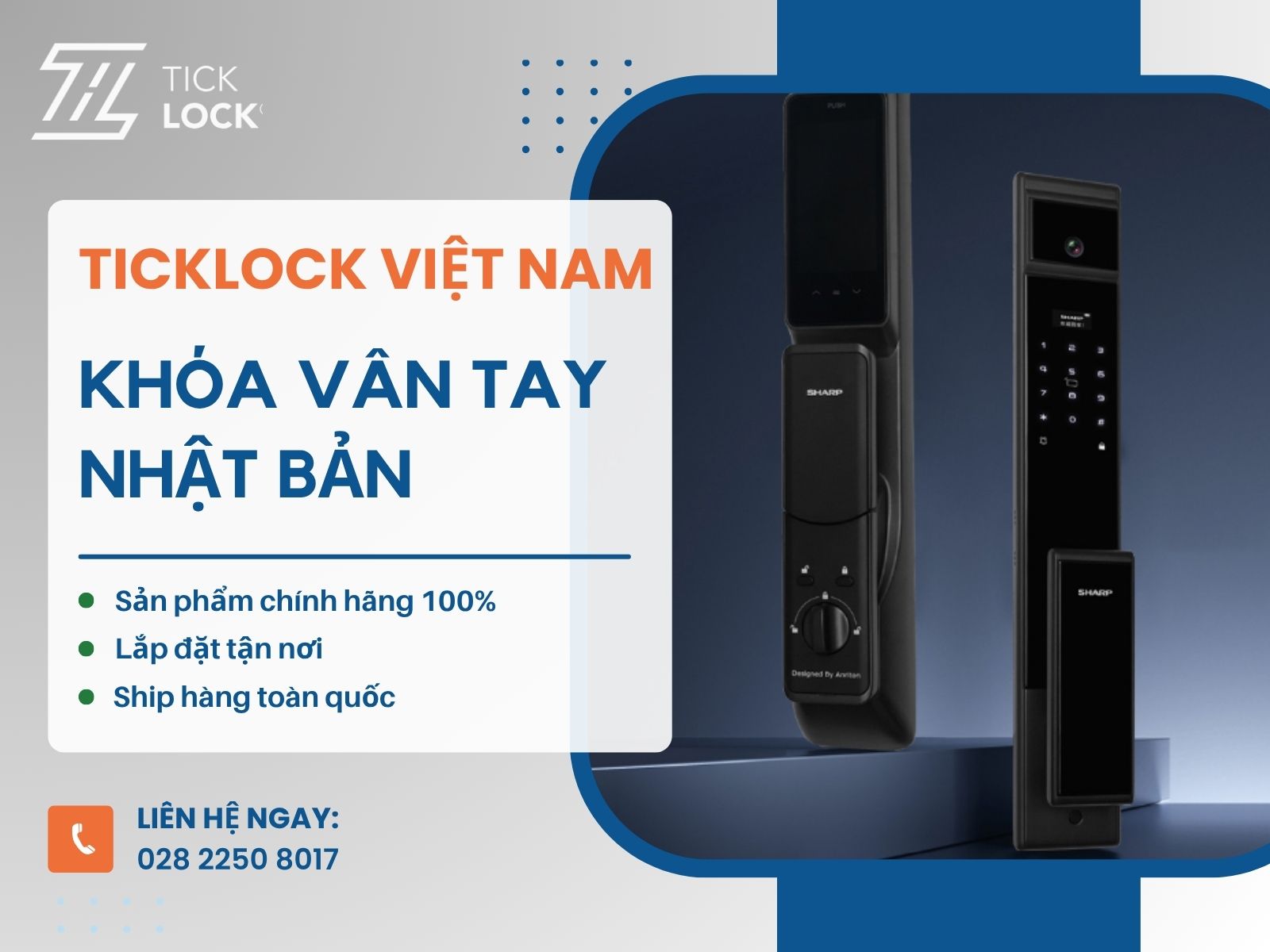 Mua khóa điện tử Nhật cao cấp tại TICKLOCK VIỆT NAM