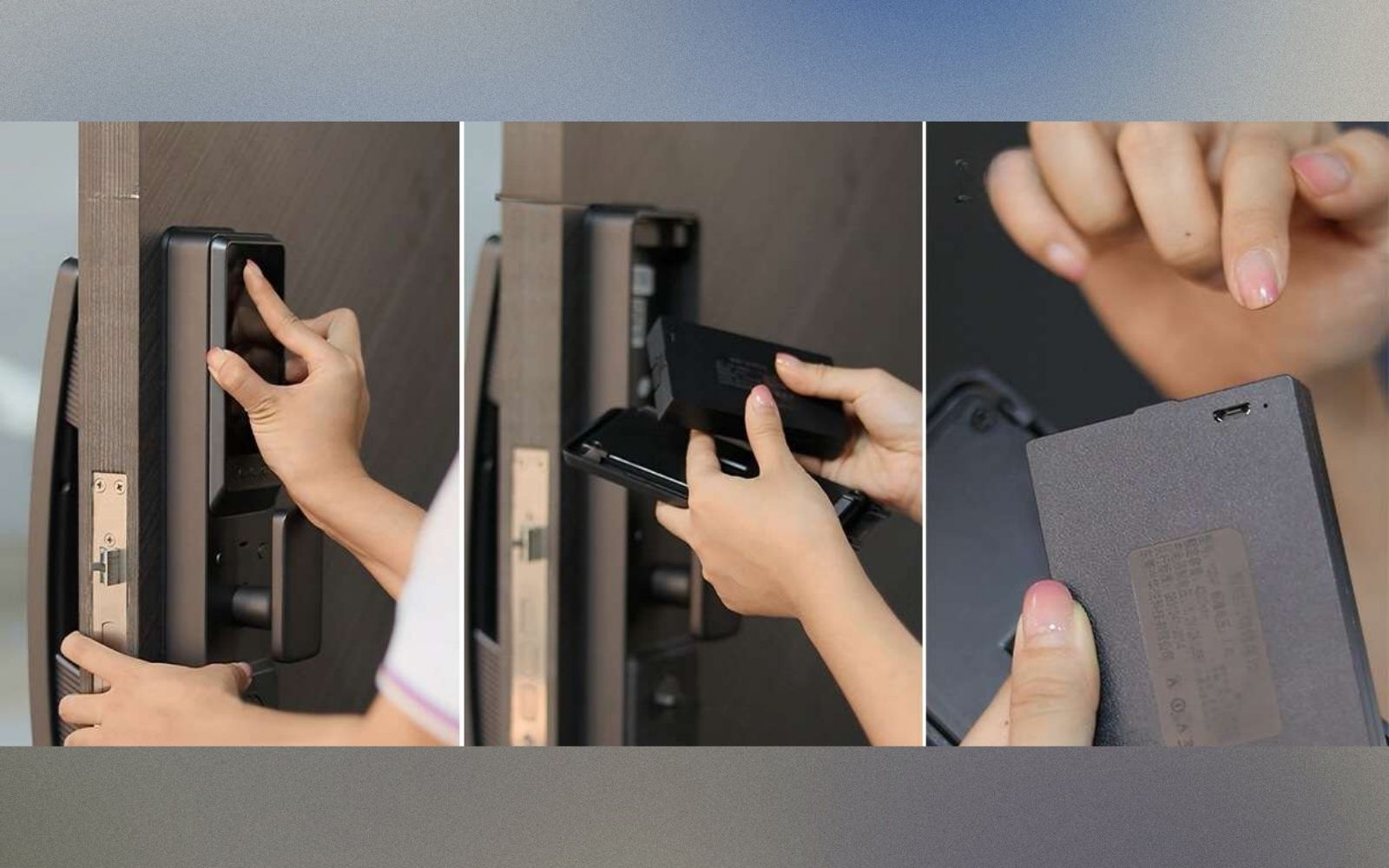 Thay pin Lithium cho khóa cửa vân tay