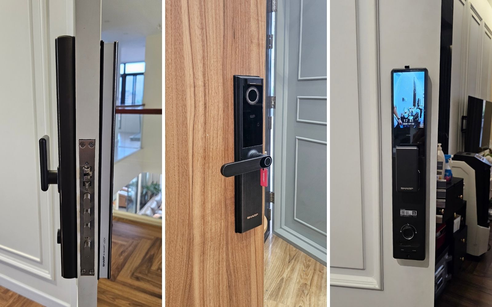 Dự án lắp khóa vân tay huyện Bình Chánh cho cửa gỗ