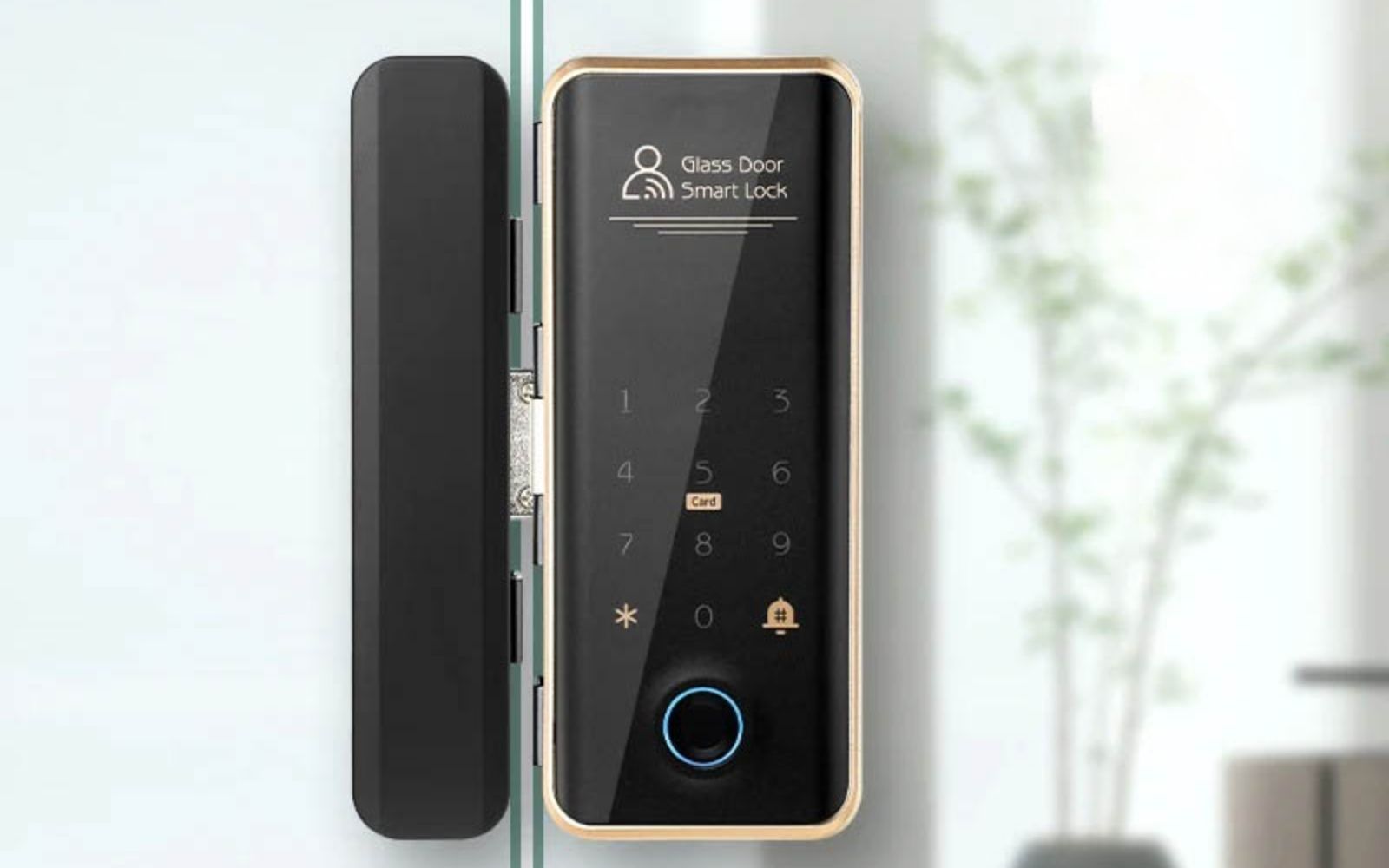 Khóa cửa kính cường lực không cần khoan là gì?