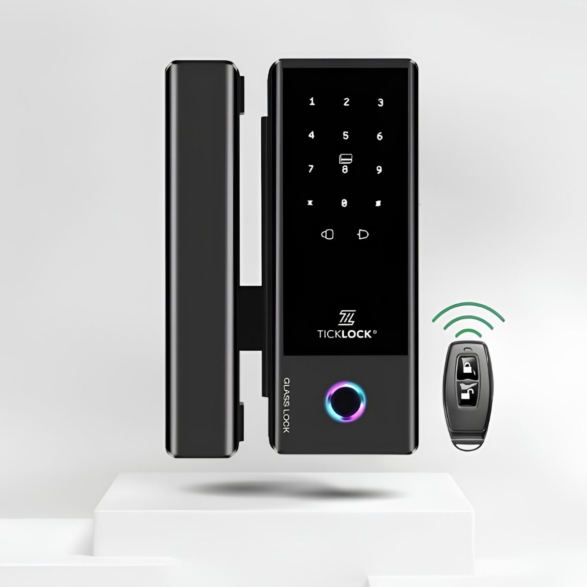 Ổ khóa không cần khoan cho cửa kính TICKLOCK GL08A