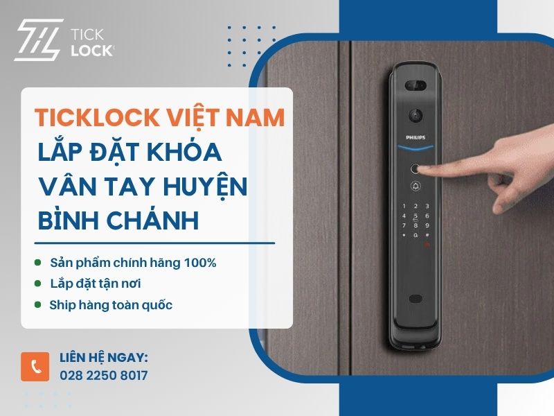 Dịch vụ lắp khóa vân tay thông minh tại huyện Bình Chánh