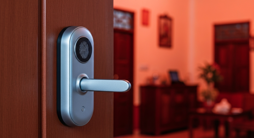 Chọn khóa vân tay tránh những màu kỵ mệnh Hỏa 