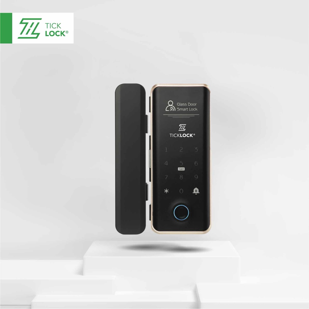 TICKLOCK SL08 lắp cho cửa kính cường lực