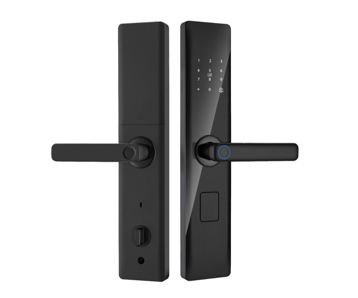 Lắp khóa thông minh TICKLOCK Z13 cho cửa gỗ đã hoàn thiện
