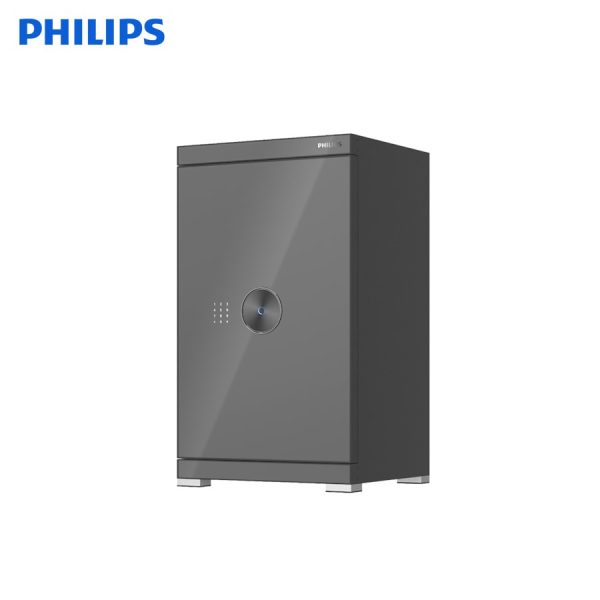 Két sắt thông minh Philips SBX602 màu xanh xám nhìn chếch từ bên phải