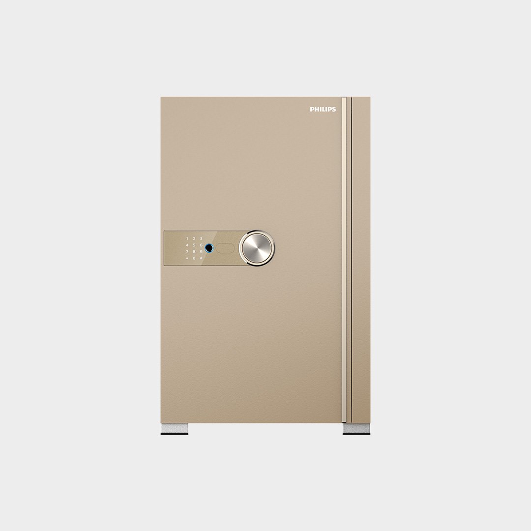 Két sắt Philips SBX202 bản màu vàng gold chụp chính diện