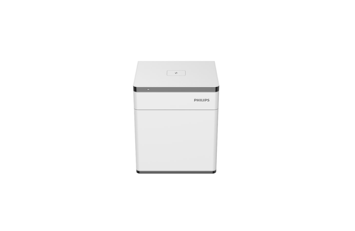 Vùng sạc không dây trên nắp két sắt mini thông minh Philips SBX301