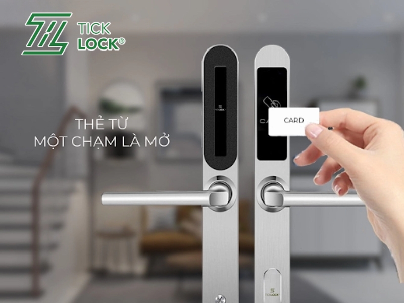 Thẻ RFID mới cấp lại cho khách làm mất thẻ phòng khách sạn